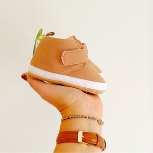 Cozy Tan Baby Walker Shoes